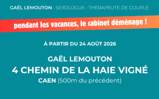 Déménagement du cabinet Gaël Lemouton
